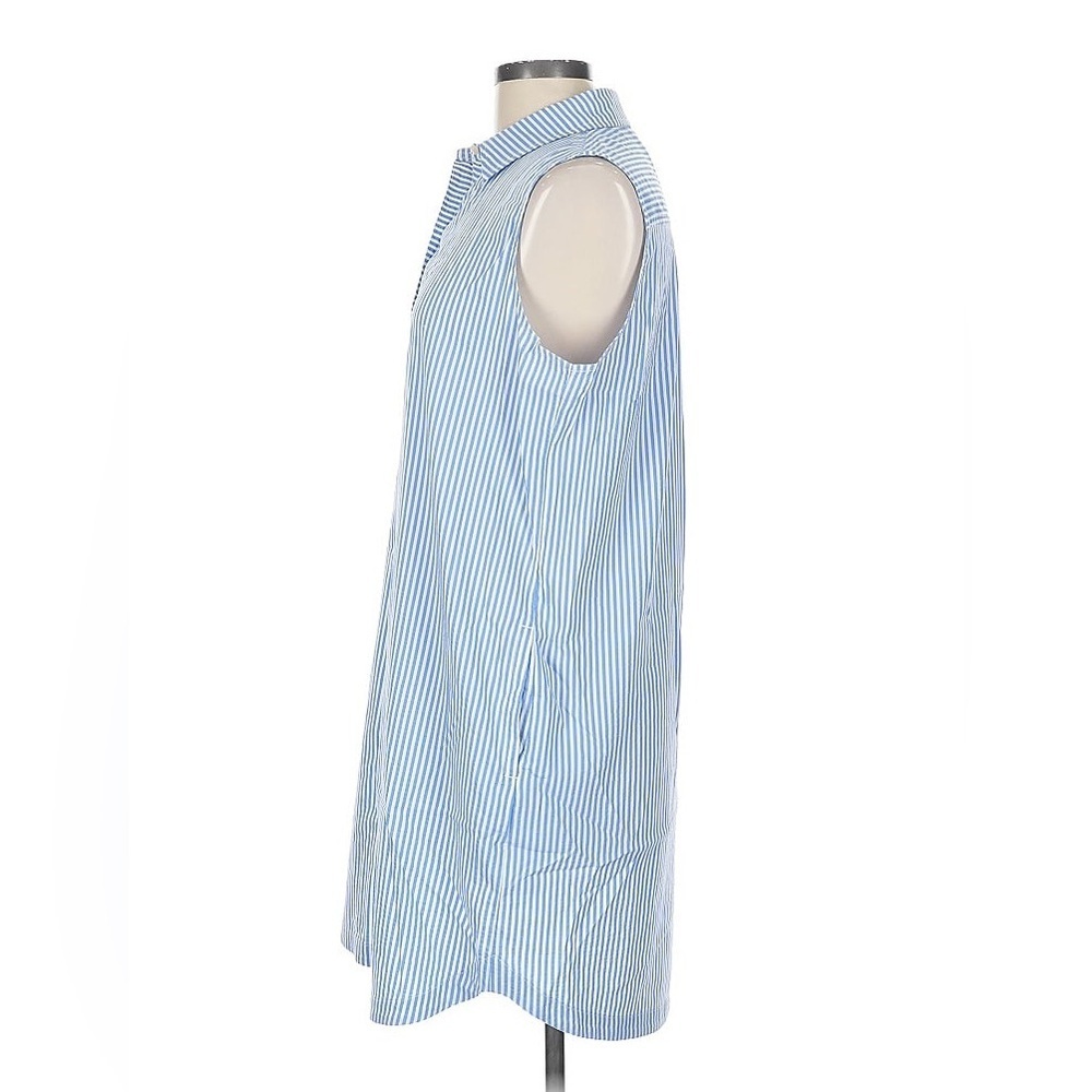 Vineyard vines Blue Striped Sleeveless dress Size 8 - Picture 5 of 5